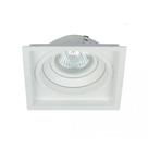 Embutido Quadrado Micro Borda MR16 IL4716 Branco - Intelight
