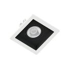 Embutido quadrado mini dic mr11 borda br recuo pt 70x70x35mm Embutido quadrado mini dic mr11 borda br recuo pt 70x70x35mm