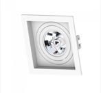 Embutido quadrado recuado branco para lâmpada AR70 bocal GU10 - Moon iluminação Embutido quadrado recuado branco para lâmpada AR70 bocal GU10 - Moon iluminação