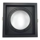 Embutido Quadrado Recuado Direcional para AR111 Preto GU10 - Save Energy - SE-330.1068 Embutido Quadrado Recuado Direcional para AR111 Preto GU10 - Save Energy - SE-330.1068