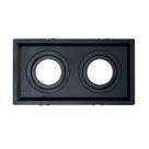 Embutido Recuado 2X PAR20 E27 Preto - Impacto - 1041/2-PT