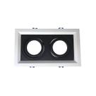 Embutido Recuado II Fundo Preto 2X Dicroica - Newline - IN50322BTPT