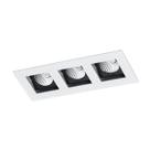 Embutido Retangular Spot Triplo PAR20 E27 BF PF Bella Luce Embutido Retangular Spot Triplo PAR20 E27 BF PF Bella Luce