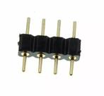 Emenda aranha Conector Rgb 4 Vias Macho X Macho P/ Fita Led