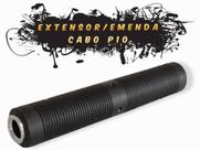 Emenda extensão j10 cabo p10 estéreo som violão guitarra Emenda extensão j10 cabo p10 estéreo som violão guitarra