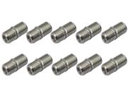 Emenda F Femea para Antenda de TV RG6 RG59 - Pacote com 10 Unidades