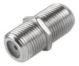 Emenda F Fêmea X Fêmea Cabo Coaxial Rg6 Rg59