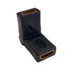 Emenda HDMI com Ângulo de 90 a 180 Graus - (HDMI F X HDMI F) - AD0045 Emenda HDMI com Ângulo de 90 a 180 Graus - (HDMI F X HDMI F) - AD0045