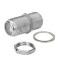 Emenda para cabo coaxial femea rosca c/ porca e arruelas