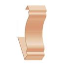 Emenda para Meia Cana Polifort 30mmx8cm