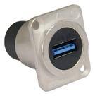 Emenda Usb 3.0 Keystone Painel Metal