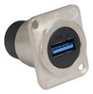 Emenda Usb 3.0 Keystone Painel Metal