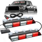 Emergency Dash Strobe Lights Nilight 32LED vermelho branco