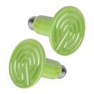 Emissor de calor Simple Deluxe Mini Ceramic 150W, pacote com 2 unidades, verde