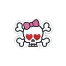 EMJ002-068A Caveira Emoji Apaixonado Patch Bordado 6,2x5,5cm