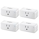 Emparelhamento automático Smart Plug Sengled S1 com Alexa 15A 1800W, pacote com 4 Emparelhamento automático Smart Plug Sengled S1 com Alexa 15A 1800W, pacote com 4