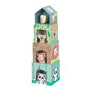 Empilhar Caixas - Animais, da hi Pando - Brinquedo de Madeira e Papel Cartão - Cód. HP031 Empilhar Caixas - Animais, da hi Pando - Brinquedo de Madeira e Papel Cartão - Cód. HP031