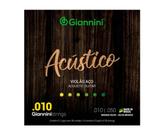 Enc violao aco giannini acustico 010 geswam
