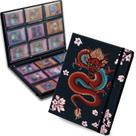 Encadernador de cartas colecionáveis Dikoer Dragon Pattern 900 bolsos