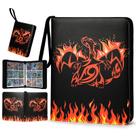 Encadernador de cartões FITNISSFTW 900, bolsos com mangas, TCG, preto