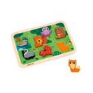 Encaixa Formas 3D - Animais da Floresta, da Janod - Quebra-Cabeça de Madeira, tabuleiro de encaixe com peças grossas - Cód. J07123 Encaixa Formas 3D - Animais da Floresta, da Janod - Quebra-Cabeça de Madeira, tabuleiro de encaixe com peças grossas - Cód. J07123