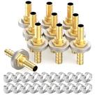 Encaixe de anteparo de mangueira Barb Thru-Bulk GASHER 1/2 a 1/2 com braçadeira