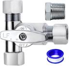 Encaixe de compressão Breezliy Add-A-Tee 3-Way 3/8 Encaixe de compressão Breezliy Add-A-Tee 3-Way 3/8
