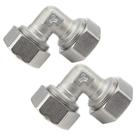 Encaixe de cotovelo Maxline M8067 para tubos de 19 mm (pacote com 2)