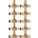 Encaixe de encanamento de latão Crimp Tee SharkBite, tubo PEX de 1/2"