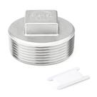 Encaixe de plugue de tubo de rosca quadrada externa 2-1/2 NPT macho Encaixe de plugue de tubo de rosca quadrada externa 2-1/2 NPT macho