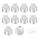Encaixe de plugue de tubo de rosca quadrada externa TAISHER 10PCS