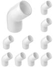Encaixe de PVC, cotovelo de 45 graus, 1 polegada, QWORK Furniture Grade (pacote com 10) Encaixe de PVC, cotovelo de 45 graus, 1 polegada, QWORK Furniture Grade (pacote com 10)