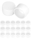 Encaixe de tampa de tubo de PVC QWORK 1-1/4" Furniture Grade 20 unidades