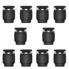 Encaixe de tampa pneumática Jienk PPF-1/2 polegada de tubo OD