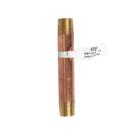 Encaixe de tubo de mangueira HOMEPLUS+ 3/8" MPT Brass Nipple 10 cm