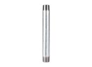 Encaixe de tubo de mangueira LDR Industries Bico de aço galvanizado 25x5 cm Encaixe de tubo de mangueira LDR Industries Bico de aço galvanizado 25x5 cm