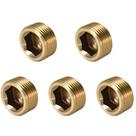 Encaixe de tubulação ANPTGHT 3/4 NPT em latão com hexagonal interno