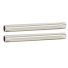 Encaixe de tubulação ChillWaves 304 Bico de aço inoxidável 1/2 NPT macho x 1/2 NPT macho rosca macho 30 cm 12 polegadas de comprimento, pacote com 2