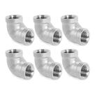 Encaixe de tubulação ChillWaves 304 em aço inoxidável 90 Elbow 1/4 NPT