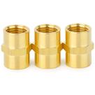 Encaixe de tubulação ChillWaves Brass Hex Coupling 3/4 NPT Fêmea x 3/4 NPT Fêmea