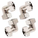 Encaixe de tubulação de ar TRUCFUSION Elbow Rapid Air System 200PSI Encaixe de tubulação de ar TRUCFUSION Elbow Rapid Air System 200PSI