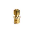 Encaixe de tubulação de mangueira HOMEPLUS+ Conector de compressão 1/4 x1/4"