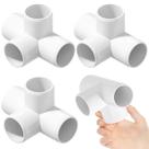 Encaixe de tubulação de PVC EPHECH, cotovelo de 4 vias de 1-1/2" para abastecimento de água