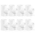 Encaixe de tubulação de PVC GASHER 2 PVC 3 Way Tee Furniture Grade x8