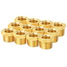 Encaixe de tubulação: redutor de latão ChillWaves, bucha hexagonal 3/8 NPT macho x 1/8 NPT fêmea