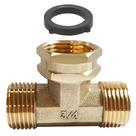 Encaixe de tubulação Tee Joywayus 3/4 GHT Threaded Brass Swivel Encaixe de tubulação Tee Joywayus 3/4 GHT Threaded Brass Swivel