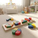 Encaixe Divertido Formas e Frações Brinquedo Educativo Criança Encaixe Divertido Formas e Frações Brinquedo Educativo Criança