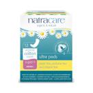 Encaixe fino Ultra Pads Natracare Super Plus (12 almofadas) Encaixe fino Ultra Pads Natracare Super Plus (12 almofadas)