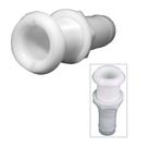 Encaixe Thru-Hull Perko 1-1/8 para mangueira com flange estreita - plástico