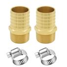 Encaixes de mangueira JoyTube 1/2 Barb para 3/4 NPT Male Thread Encaixes de mangueira JoyTube 1/2 Barb para 3/4 NPT Male Thread
